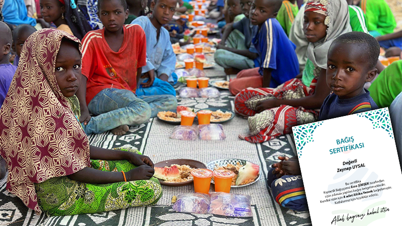 8 Kişilik Afrika yemek
